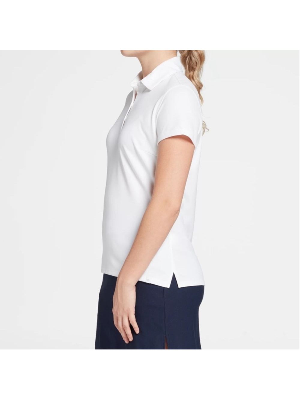 Women's Lady Hagen white short sleeve Polo Shirt Size xxl